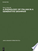 A phonology of Italian in a generative grammar