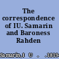 The correspondence of IU. Samarin and Baroness Rahden (1861-1876)