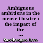 Ambiguous ambitions in the meuse theatre : the impact of the water framework directive on collective-choice rules for integrated river basin management /