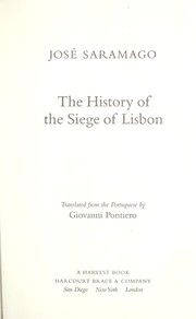 The history of the siege of Lisbon /