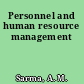 Personnel and human resource management