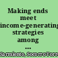 Making ends meet income-generating strategies among Mexican immigrants /