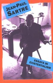 Essays in existentialism /