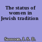 The status of women in Jewish tradition