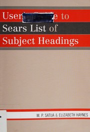 User's guide to Sears list of subject headings /