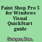 Paint Shop Pro 5 for Windows Visual QuickStart guide /