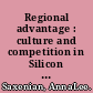 Regional advantage : culture and competition in Silicon Valley and Route 128 /