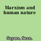 Marxism and human nature