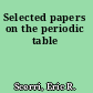 Selected papers on the periodic table