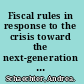 Fiscal rules in response to the crisis toward the next-generation rules ; a new dataset /