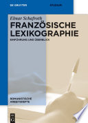 Französische lexikographie : einführung und überblick /