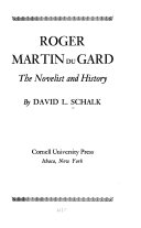 Roger Martin Du Gard ; the novelist and history /