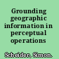 Grounding geographic information in perceptual operations