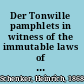 Der Tonwille pamphlets in witness of the immutable laws of music : offered to a new generation of youth.