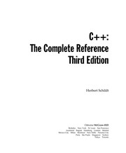 C++ : the complete reference /