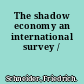 The shadow economy an international survey /