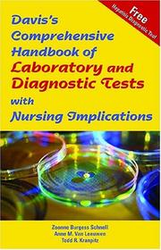 Davis's Comprehensive handbook of laboratory and diagnostic tests : with nursing implications /