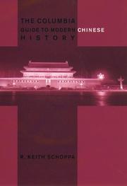 The Columbia guide to modern Chinese history /