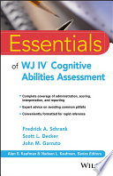 Essentials of WJ IV cognitive abilities assessment /