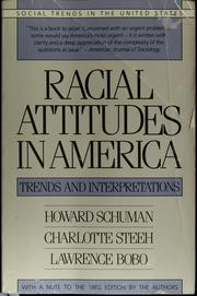Racial attitudes in America : trends and interpretations /