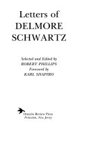 Letters of Delmore Schwartz /