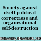 Society against itself political correctness and organizational self-destruction /