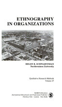 Ethnography in organizations /