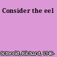 Consider the eel