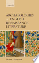 Archaeologies of English Renaissance literature