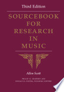 Sourcebook for research in music /