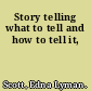 Story telling what to tell and how to tell it,