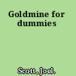 Goldmine for dummies