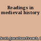 Readings in medieval history