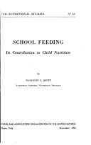 School feeding, its contribution to child nutrition.