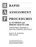 Rapid assessment procedures for nutrition and primary health care : anthropological approaches to improving programme effectiveness /