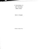 A concordance of Jośe Hernández' Martín Fierro /