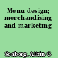 Menu design; merchandising and marketing