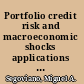 Portfolio credit risk and macroeconomic shocks applications to stress testing under data-restricted environments /