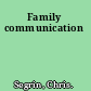 Family communication