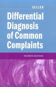 Differential diagnosis of common complaints /
