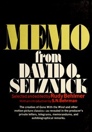 Memo from David O. Selznick /