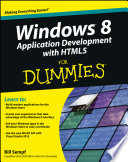 Windows 8 application development with HTML5 for dummies