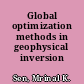 Global optimization methods in geophysical inversion