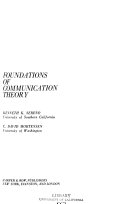 Foundations of communication theory /