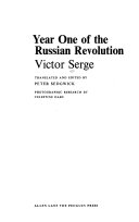 Year one of the Russian Revolution /