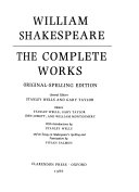 William Shakespeare, the complete works