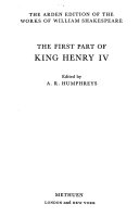 The First part of King Henry IV /