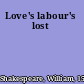 Love's labour's lost