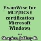 ExamWise for MCP/MCSE certification Microsoft Windows 2000 directory services infrastructure exam 70-219  /