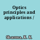 Optics principles and applications /